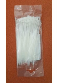 Resim KSN Kablo Bağı Plastik Kelepçe Beyaz 7.6x550mm - 100 Adet 