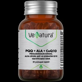 Resim VeNatura PQQ+ALA+KoenzimQ10+Alfa Lipoik Asit 30 Kapsül 
