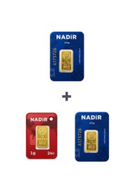 Resim Nadir Gold 24 Ayar 6 Gram Külçe Altın 2 Adet 2,5 Gram Külçe Altın + 1 Adet 1 Gram Külçe Altın 