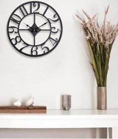 Resim Dm40 Rakamlı Metal 40 Cm Duvar Saati Diğer 