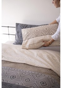 Resim Cotton Collection Kışlık Pazen Tek Kişilik Nevresim Seti Artica Renkli 