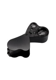 Resim 30x 60x Kuyumcular Büyüteç Katlanabilir Takı Büyüteç Büyüteç Taşlar İçin Parlak Led Aydınlatma İle 