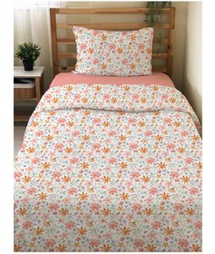 Resim Evmila Minik Çiçekler Desenli Nevresim Takımı - 160x220cm Nevresim +50x70cm Yastık Kılıfı+90x190cm Çarşaf 