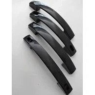 Resim Aesco Cam Duşakabin Ay Kulp 160 mm 2 Kapaklık Siyah 