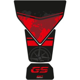 Resim GP KOMPOZİT Gp Kompozit Bmw F 850 Gs Adv 2018-2023 Uyumlu Tank Pad Kırmızı 