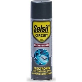 Resim Selsil Elektronik Devre Kart Temizleyici Sprey 200 ml - Yağsız Elektronik Temizleme Spreyi 