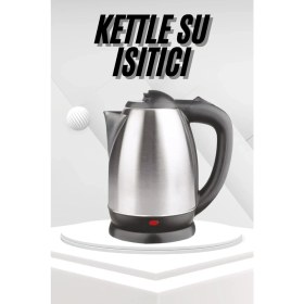 Resim Yeni Nesil Saplı Uzun Ömürlü Paslanmaz Çelik Su Isıtıcı Kettle 