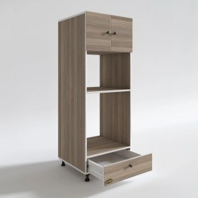 Resim Kenzlife fırın dolabı kamile crd 162*60*56 mutfak çekmeceli ayaklı banyo kiler ofis 