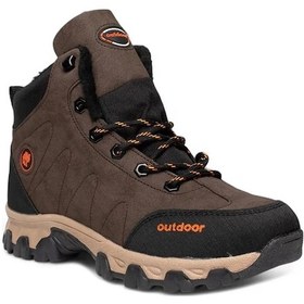 Resim Cem Pekşen Jagulep 4057 Soğuk Geçirmez İçi Kürklü Outdoor Bot Kahverengi 