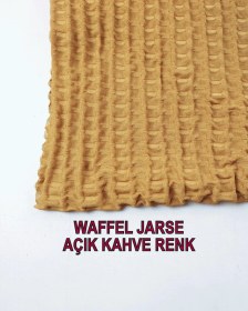 Resim Waffle Jarse Kahve Renkte En 125 Cm X Boy 240 Cm -3912 
