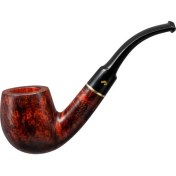 Resim Şahin Üç Yıldız 237 9mm. Filtreli Ebonit Saplı Pipo 