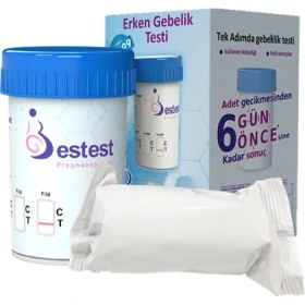 Resim Bestest Bioram Erken Gebelik Testi Bestest Ref: Bio-Thcg (Hcg) 12'li 