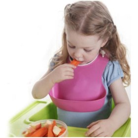 Resim Nokta's Silikon Bebek Mama Önlüğü (2 Adet) 