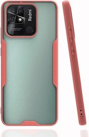 Resim Xiaomi Poco C40 Kılıf Renkli Silikon Kamera Lens Korumalı Şeffaf Parfe Kapak - Pembe 