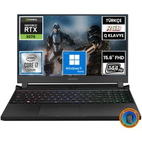 Resim Gigabyte Aorus 5 SE4-73TR213SH09 i7-12700H 32GB 2TBSSD RTX3070 15.6" FullHD W11H Taşınabilir Bilgisa 