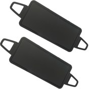 Resim ALPHA AUTO PART Mercedes C Class W204 - E Class W212 Için Güneşlik Ayna Kapağı - Siyah 2 Adet 