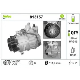 Resim Mercedes C220 W203 Klima Kompresoru 2000-2008 Valeo 813157 