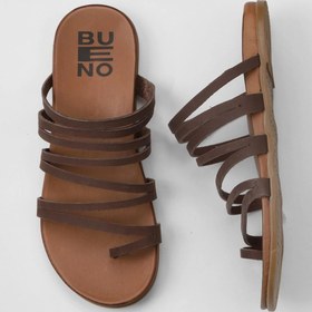 Resim Bueno Shoes Taba Nubuk Kadın Parmak Arası Terlik 01wu4238 