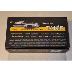 Resim Motorist Motosiklet Takip Sistemi (24 Ay)+ Siren/Buzzer 