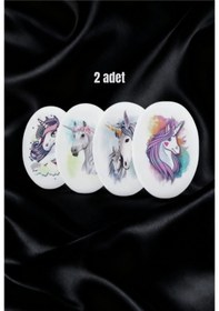 Resim Unicorn Desenli Oval Silgi 2 Adet 