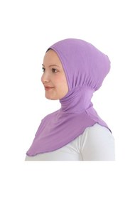 Resim Modish Group Kadın Boyunluklu Hijab Tesettür Pratik Spor Bone - Sarı Lila 