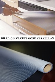 Resim Pazar Kapısı Eva Raflık Kaymaz Dolap Içi Çekmece Raf Örtüsü Kaydırmaz 45 Cm X 3 Metre 
