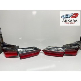 Resim Toyota Corolla 2016 - 2018 Stop Lambası Sağ - Sol İç Ve Dış Takım Ledli Tip 4 Stop 
