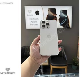Resim Apple iPhone 15 Pro Max İkinci El TR | 256 GB | Beyaz 