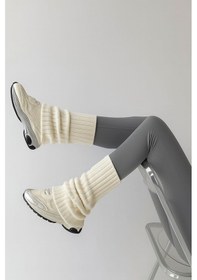 Resim Cotenconcept 3 Çift Basic Kalın Pamuk Karışımlı Tozluk Haki-siyah 