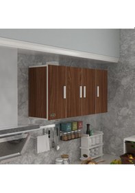 Resim Kenzlife hazır mutfak merlanda cvz 060*120*22 mutfak banyo dolabı kapaklı raflı 