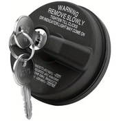 Resim Chuangyinshop Universal Fuel Tank Cap With Lock 1pc Black Anti Hirsizlik Benzin Kapagi Toyota Honda Mazda Gmc 