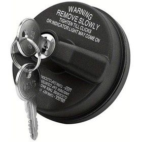 Resim Chuangyinshop Universal Fuel Tank Cap With Lock 1pc Black Anti Hirsizlik Benzin Kapagi Toyota Honda Mazda Gmc 