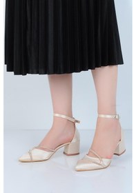 Resim Alens Eco 5 Cm Topuklu Kadın Taşlı Ayakkabı 001 