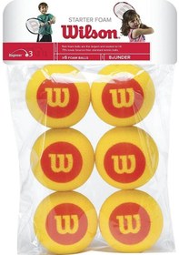 Resim Wilson Tenis Topu Starter Çocuklar için 6lı Sünger (Wrz259300) 