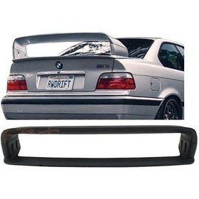 Resim Bmw E36 Bagaj Üstü Spoiler Yüksek Piano Black 