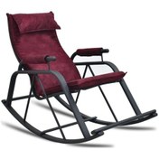 Resim Metatek Alart Keyf Sallanan Sandalye, Emzirme Koltuğu TV Koltuğu, Metal Ayaklı Sallanır Sandalye, Tekli Koltuk 