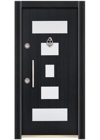 Resim Tezwood Tez-2574 Eskitme Kasalı Düz Model Çelik Kapı 