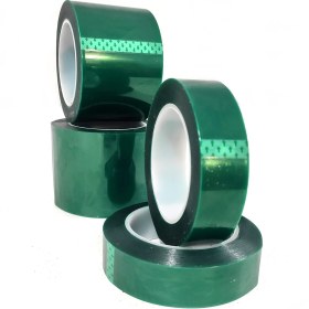 Resim Bant Evi Yeşil Polyester Maskeleme Bandı 20MM x 66METRE Yüksek Isıya Dayanıklı Bant 