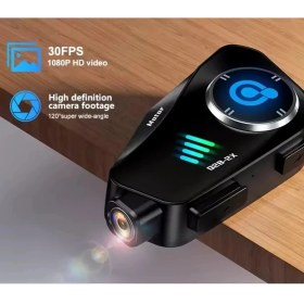 Resim Üreticiniz Ashwork Q28 2x 2 Eşleşmeli Motosiklet Kask Bluetooth Kulaklık 1080P Kamera Su Geçirmez Intercom 