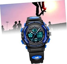 Resim GALPADA Çocuklar Saatler Çocuklar Su Geçirmez Izle Çocuk Saati Çocuk Kol Saati Çocuk Kronometre Öğrenci Sayı Dijital Saat 