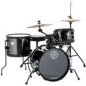 Resim Ludwig The Pocket Kit By Questlove Black Sparkle Çocuklar için Akustik Davul Seti 