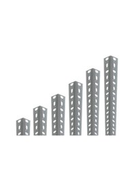Resim 40x40 Mm Galvaniz Çelik Raf Profil 150 Cm-1.50 Mm 