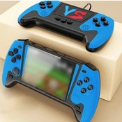 Resim Gaojunshop01 Retro 3.5 İnç Büyük Ekran Mavi Tek Oyunculu Klasik Mini El Konsolu 
