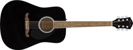 Resim FA-125 BLK Akustik Gitar (KILIF+ASKI+PENA) Fender