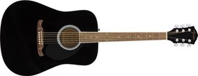 Resim FA-125 BLK Akustik Gitar (KILIF+ASKI+PENA) 