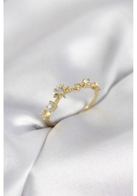 Resim Gold Renk Gece Temalı Zirkon Taşlı Kadın Yüzük Karışık 