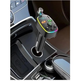 Resim Şarj Özellikli Dijital Göstergeli Bluetooth Fm Transmitter Çakmaklık Yeni Nesil Ultra Dayanıklı 