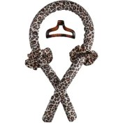 Resim Danlu Leopar Kauçuk Yumuşak Saç Bigudi Tembel Isısız Curling Çubuk Kafa Bandı Saç Şekillendirici Aracı Profesyonel Ipek Curling Şerit Modelleme Saç Aksesuarları (Yurt Dışından) 