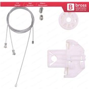 Resim Jaguar X Type X400 2001-2009 İçin Arka Sol Cam Kriko Tamir Seti 