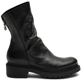 Resim Bot Kadın 84l1 Frau Calf Biket Boot Nero Siyah 